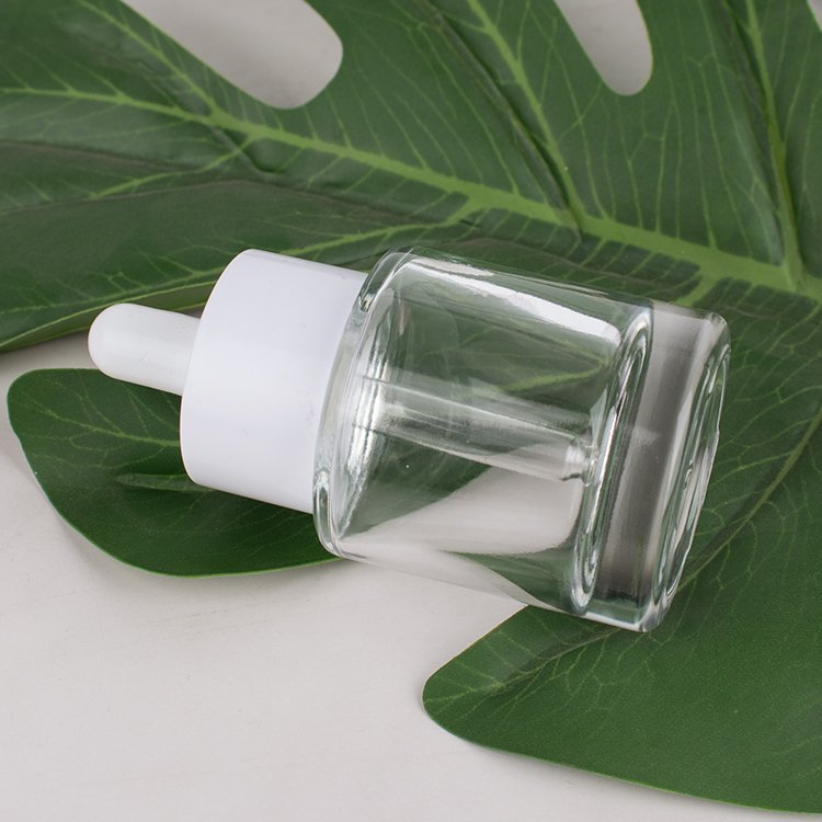 Custom Logo 20ml 30ml 60ml 80ml Cosmetic Face Essential Oil Serum Bottle Oil Bottle Dropper Bottle Frosted Cosmetics Glass