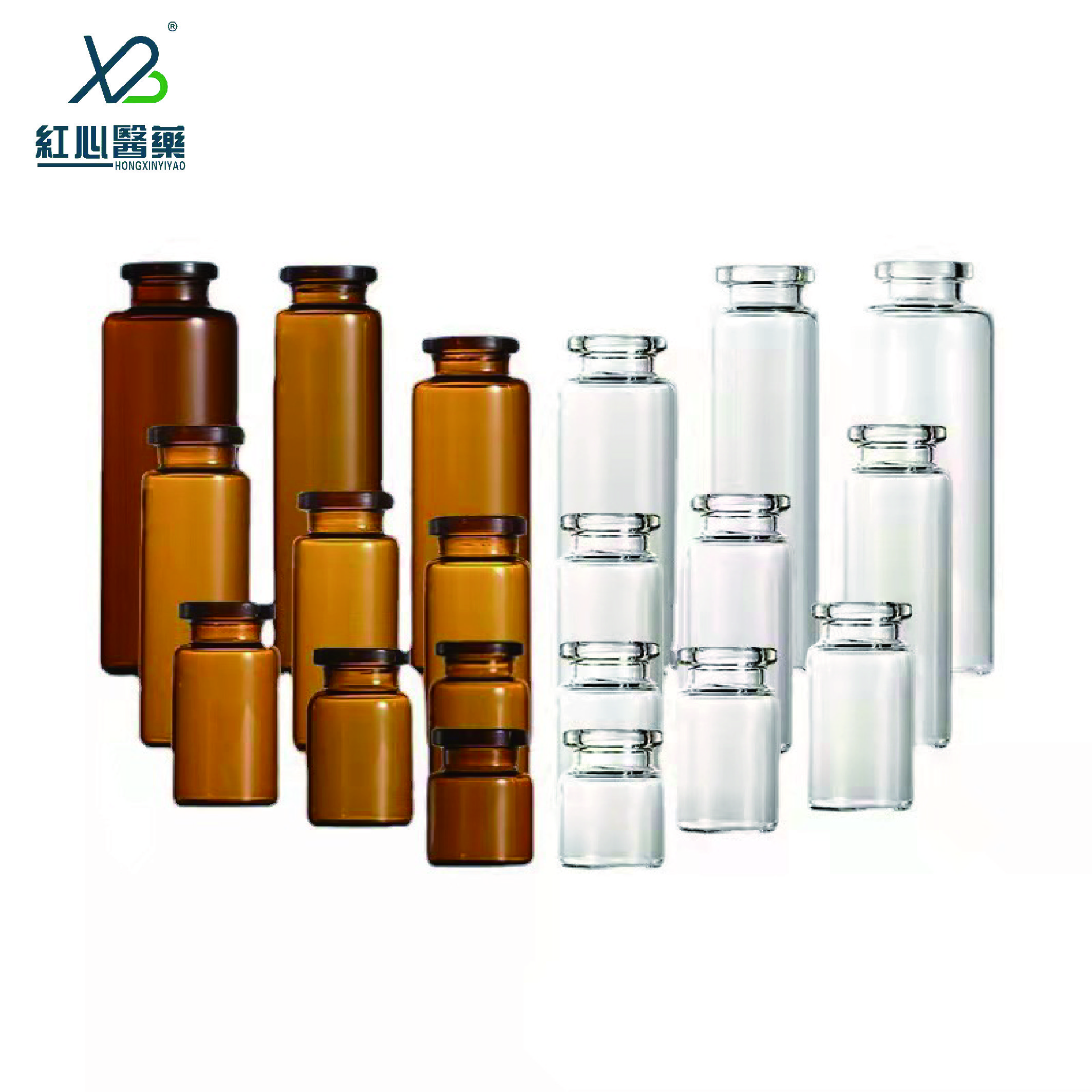 Factory wholesales penicilin bottle glass bottle cosmetic bottle with cover