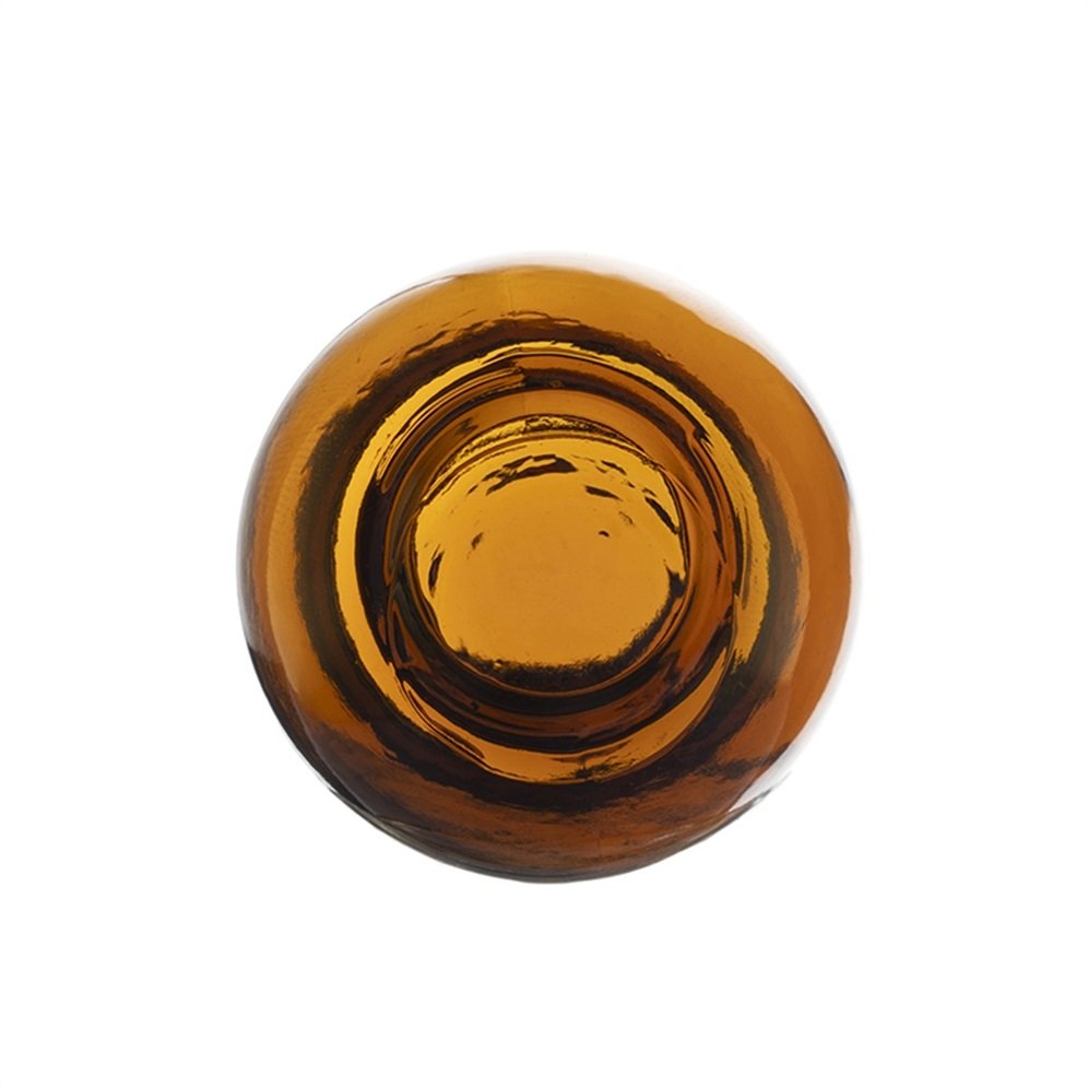 Berlin Packaging Gourd 100ml Amber Cosmetic Glass Bottle Hot Sale Premium Customized Mini Essential Oil Glass Dropper Bottle
