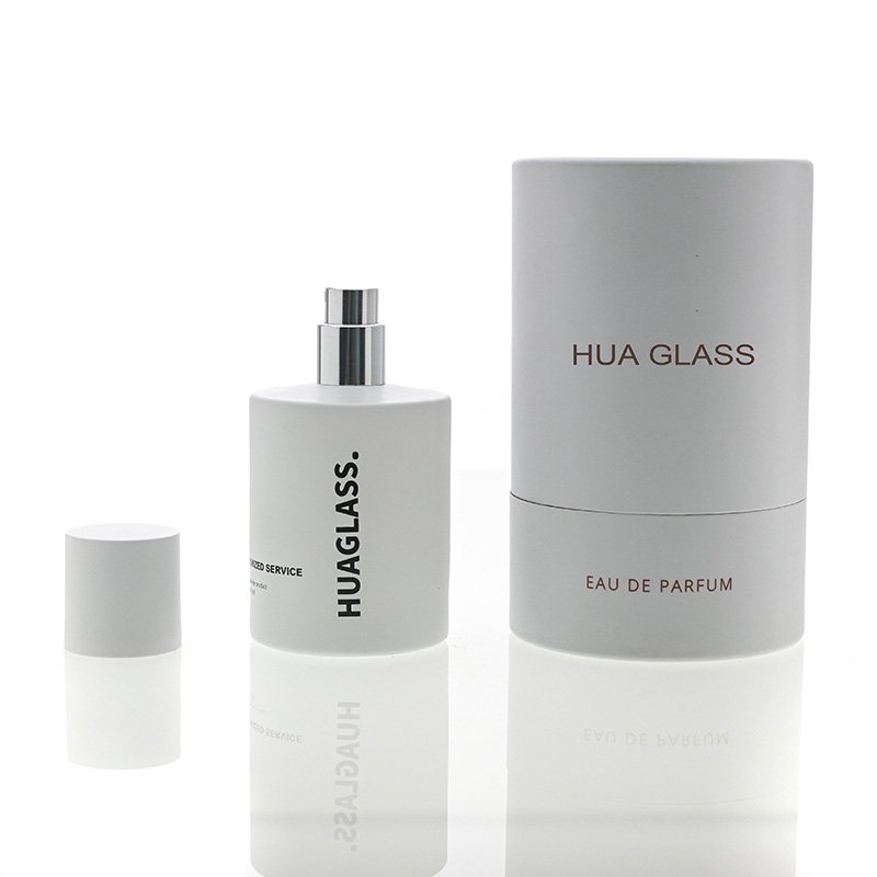 50ml Painted Glass Bottles 30ml Fragrance Perfume Cosmetics Beauty Spraying Black White Painted Bottle 100ml