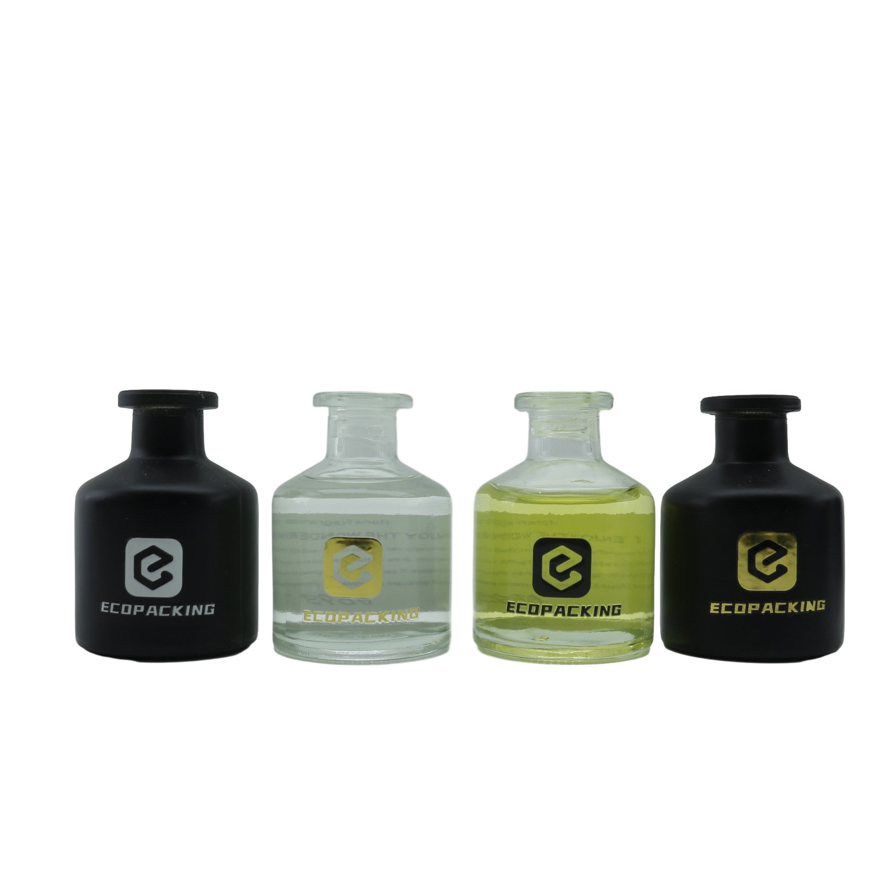 Luxury round glass diffuser bottle 50ml 100ml 150ml 200ml aroma diffuser bottle perfume diffuser bottle