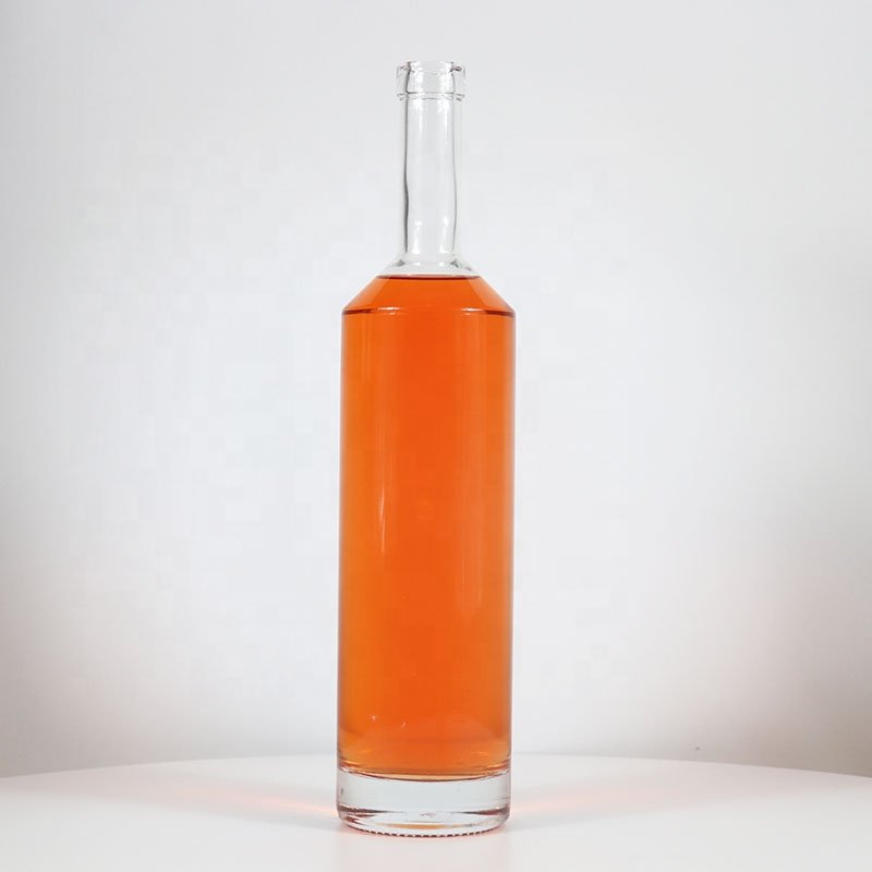 Liquor bottle 200ml 375ml 500ml 700ml 750ml glass bottle for vodka whiskey gin spirits glass bottle manufacturer