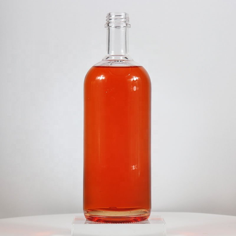 Liquor bottle 200ml 375ml 500ml 700ml 750ml glass bottle for vodka whiskey gin spirits glass bottle manufacturer