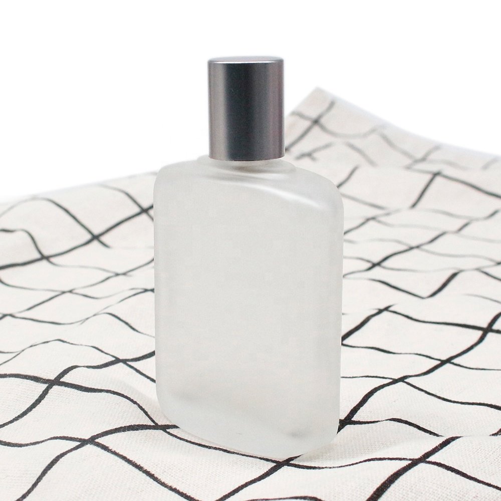 FENGJUN OEM 50ml 60ml Glass Empty square Perfume Bottle Black Bottle Perfume