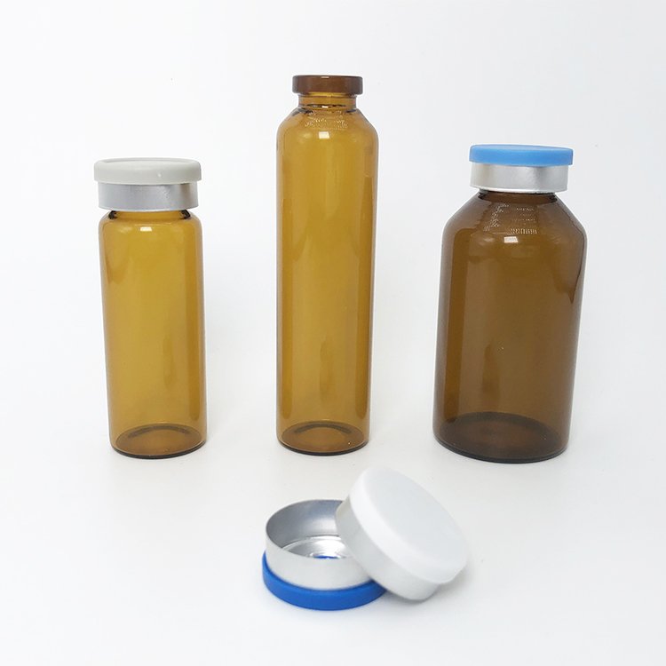 30ml Transparent Pharmaceutical Empty Small Glass Liquid Bottle Vial Wholesale glass vial bottles molded glass bottle