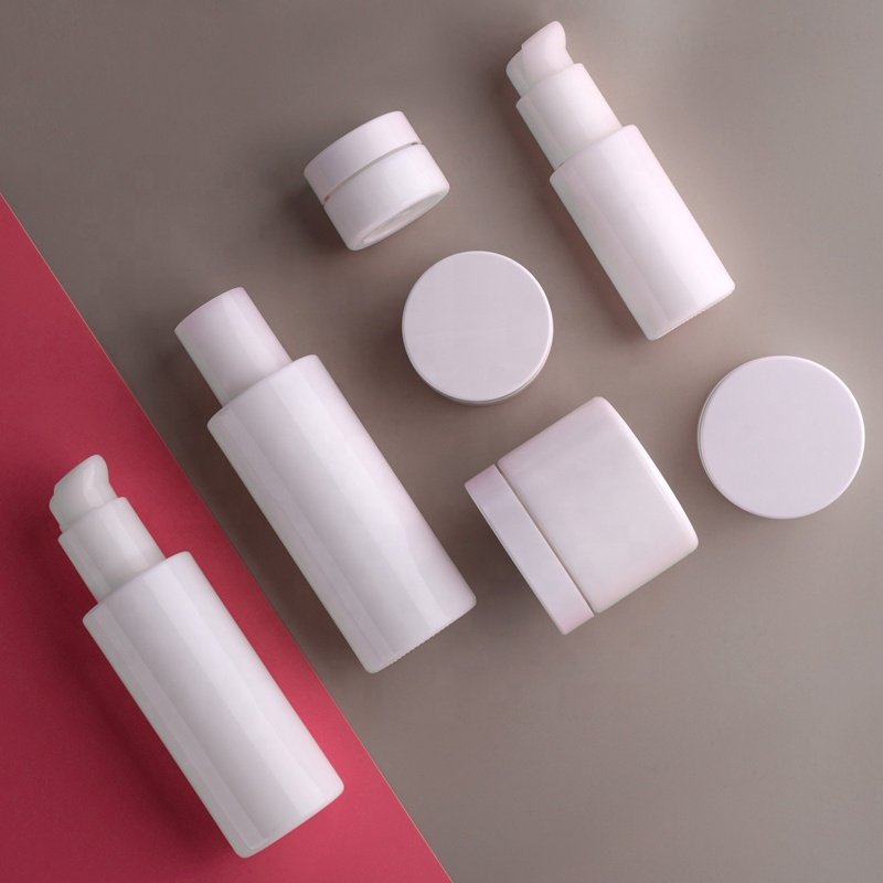 50 ml opal white glass jar 50g empty cosmetic storage jar high quality opaque white glass jar 50ml