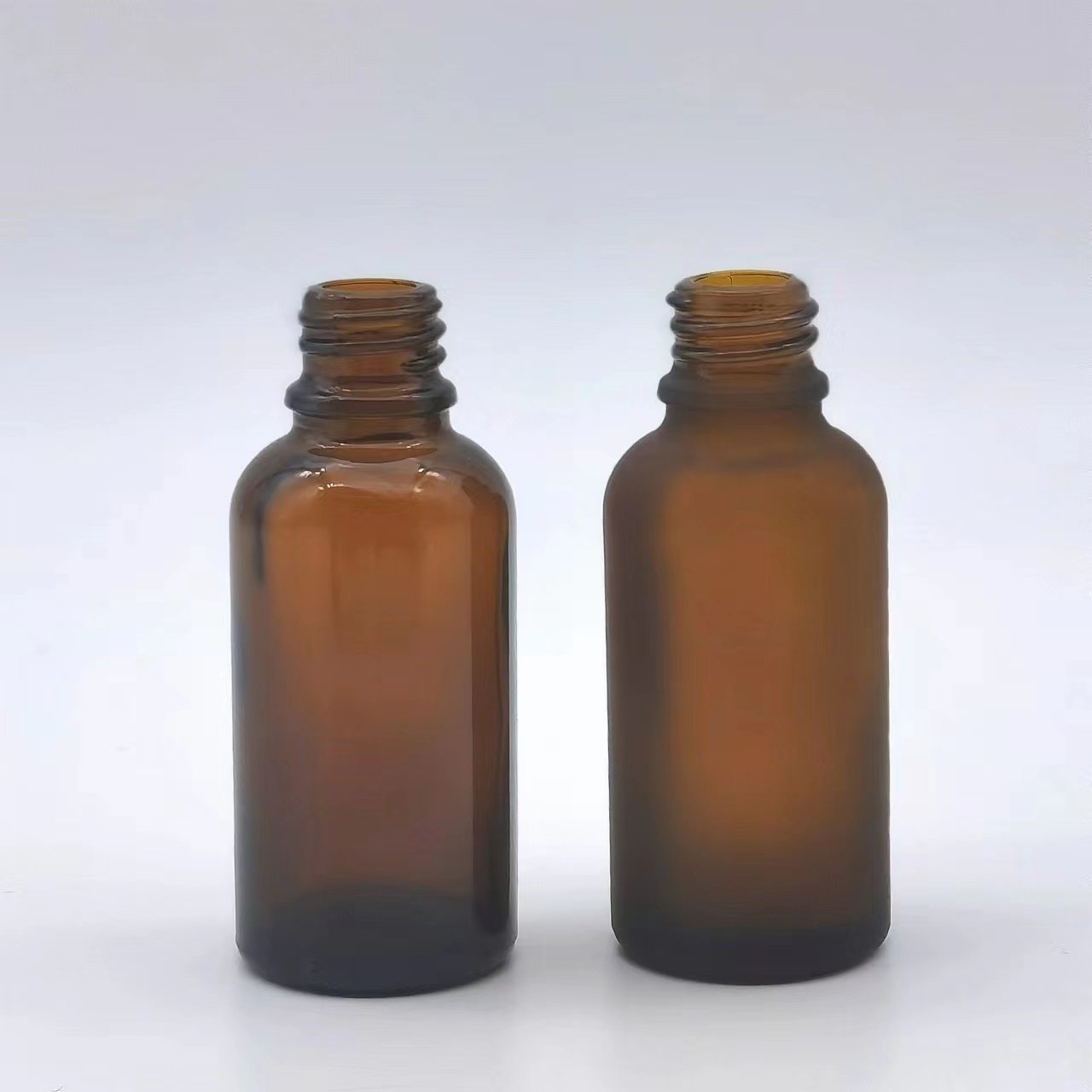 Spot 30ml 50ml 1oz Essential Oil Amber Brown Frosted Glass Bottle Wholesale Brown Frosted Cosmetics Glass Bottle