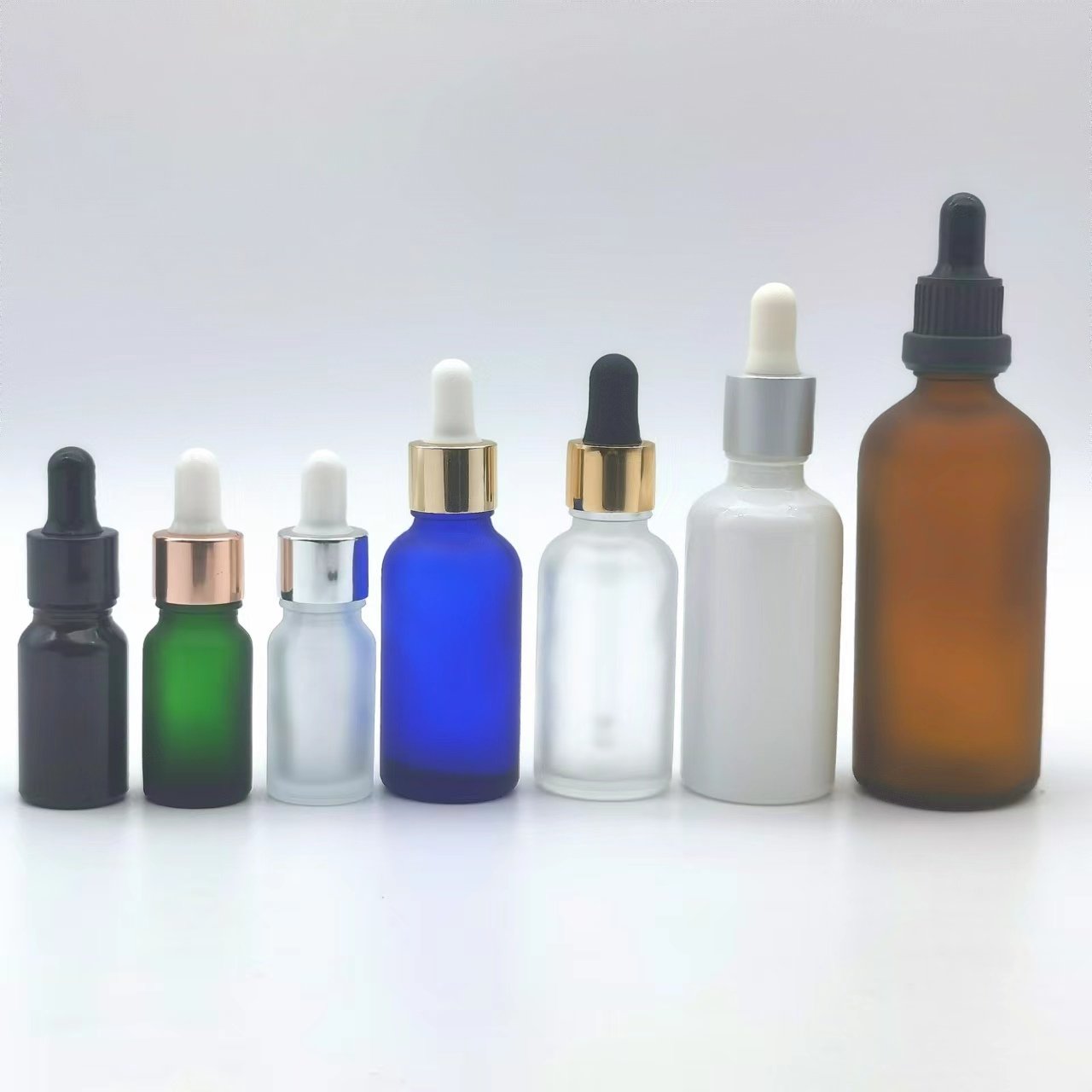 Spot 30ml 50ml 1oz Essential Oil Amber Brown Frosted Glass Bottle Wholesale Brown Frosted Cosmetics Glass Bottle