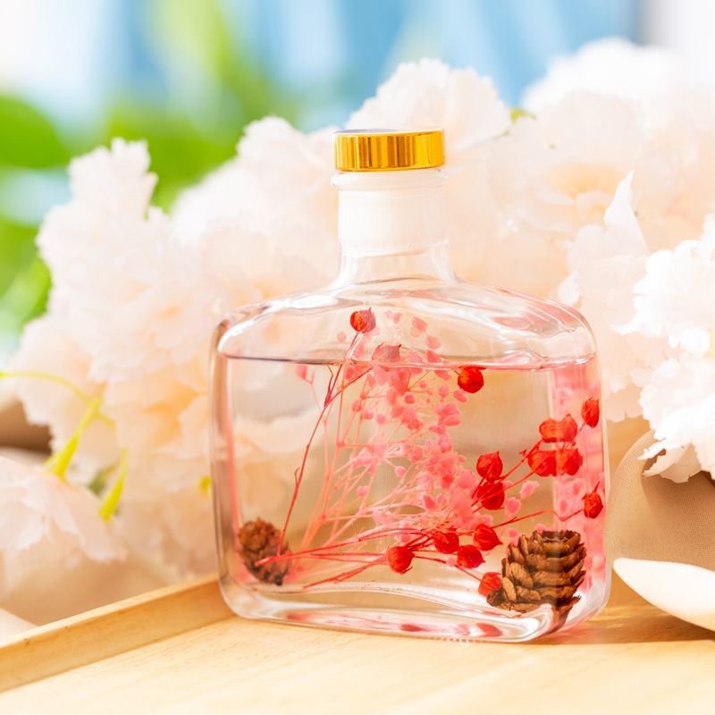 Custom Classical Clear Empty 100ml Fragrance Diffuser Glass Aroma Bottle for Reed Spread Incense