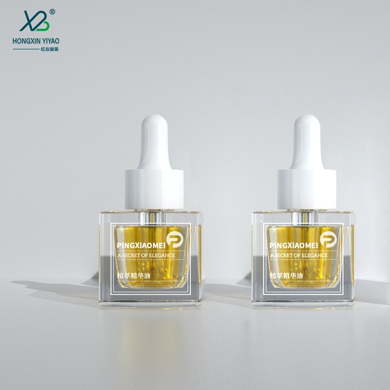 Manufacturers stock 10ml 30ml square bottle glass bottle cosmetics essential oil thick bottom dropper bottle