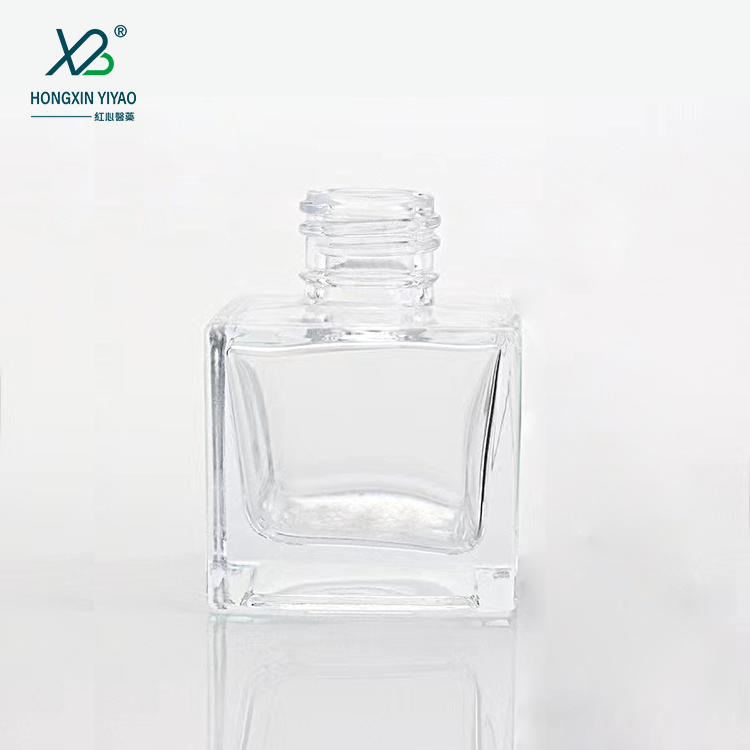 Manufacturers stock 10ml 30ml square bottle glass bottle cosmetics essential oil thick bottom dropper bottle