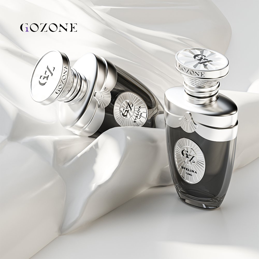 2023 High End Fancy Spray Design Your Own Square Unique Black Arab 50 Ml 100 Ml Luxury Perfume Bottle