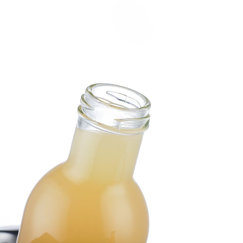 9OZ 12OZ 16OZ Empty Glass Juicy Bottles Beverages Glass Glass Bottles for Beverage with Metal Lid