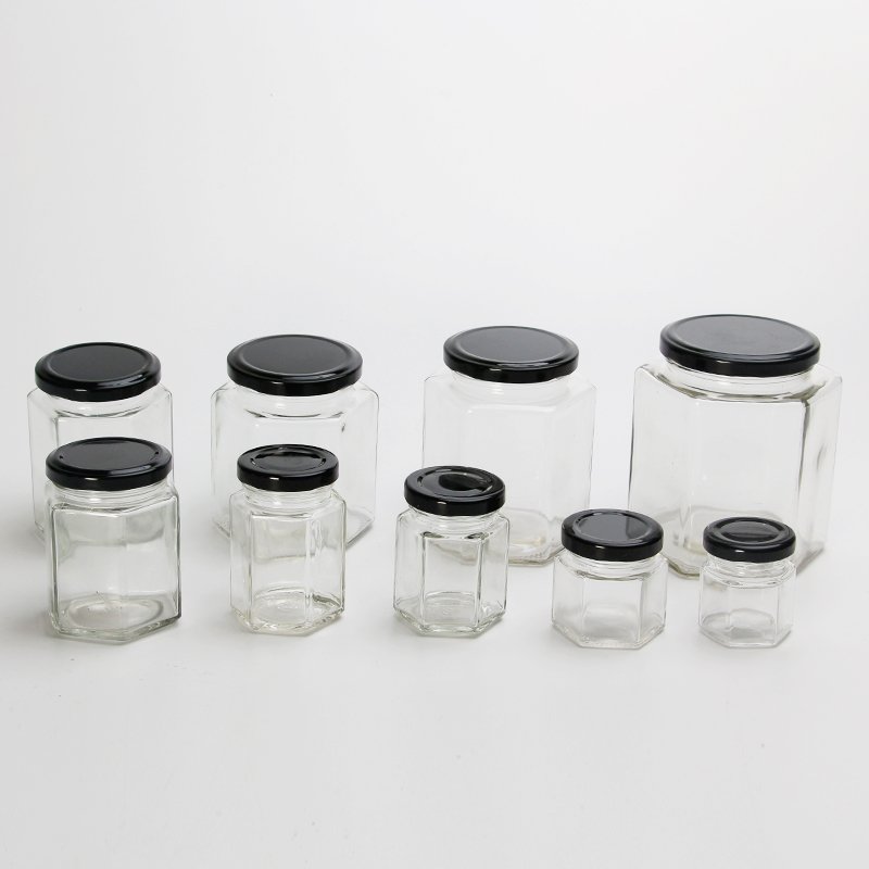 2021 Newest Food Storage glass bottle honey canned pickle glass empty jar wholesale