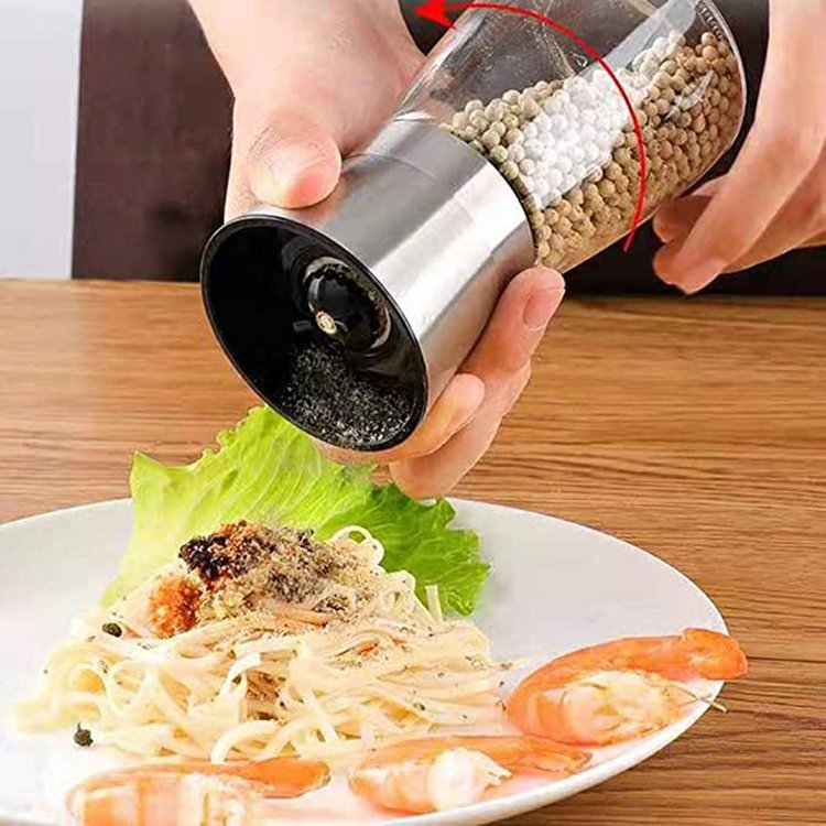 Premium Salt and Pepper Grinder Chilli Spice Jar Manual Salt and Pepper Grinder Mill Bottle Set Manufacturer