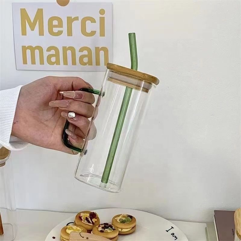 Glass Mug wholesale bulk gifts Home Gift Ideas Square Mouth High Borosilicate Glass For hot printing