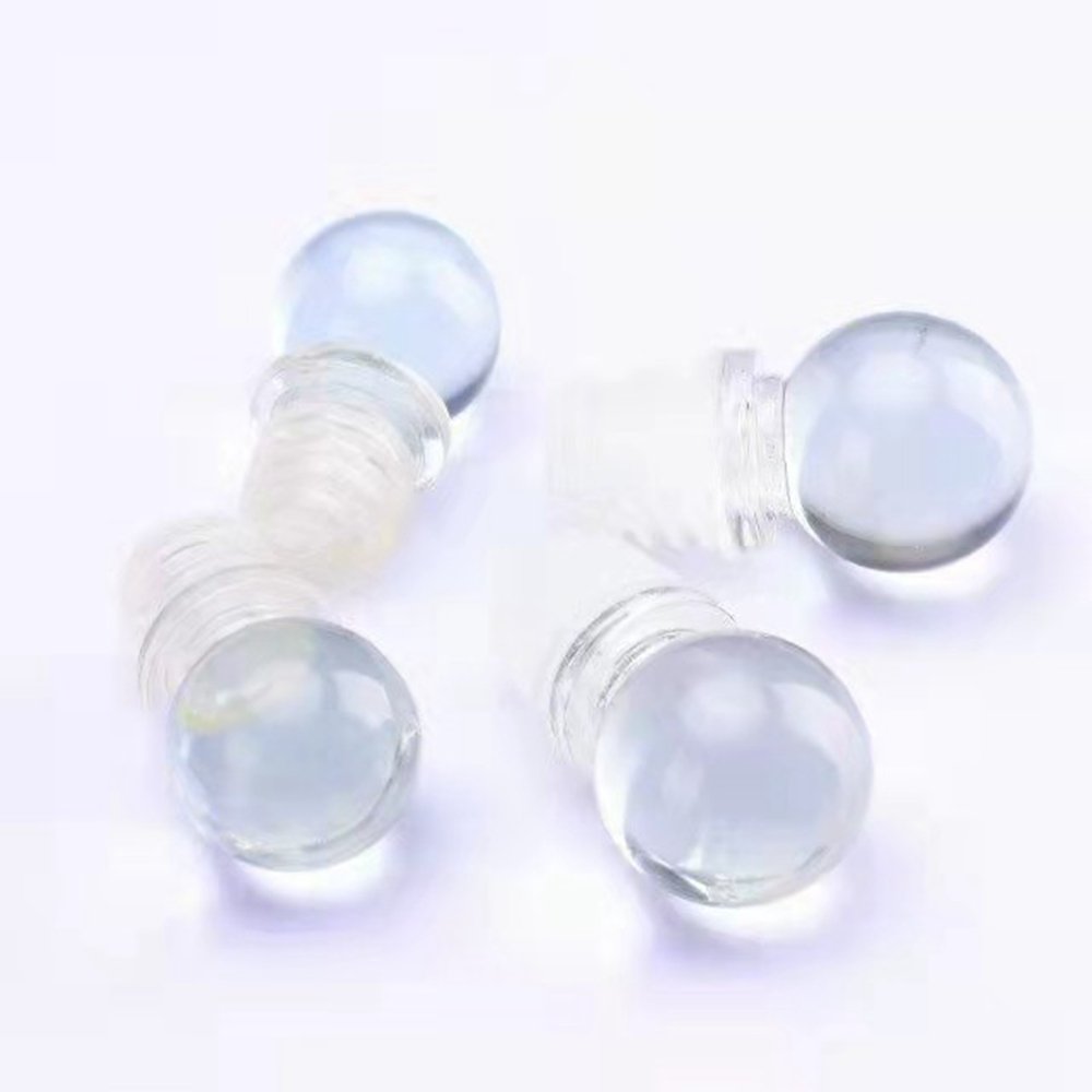 Custom Blue Round Luxury Aromatherapy Home Decoration Glass Bottles 100ml