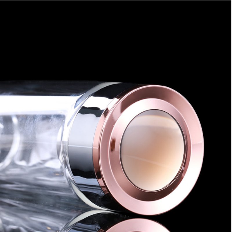 Custom Tea Tumbler Glass Tea Bottle Thick Bottom Double Wall Glass Water Bottle With Infuser