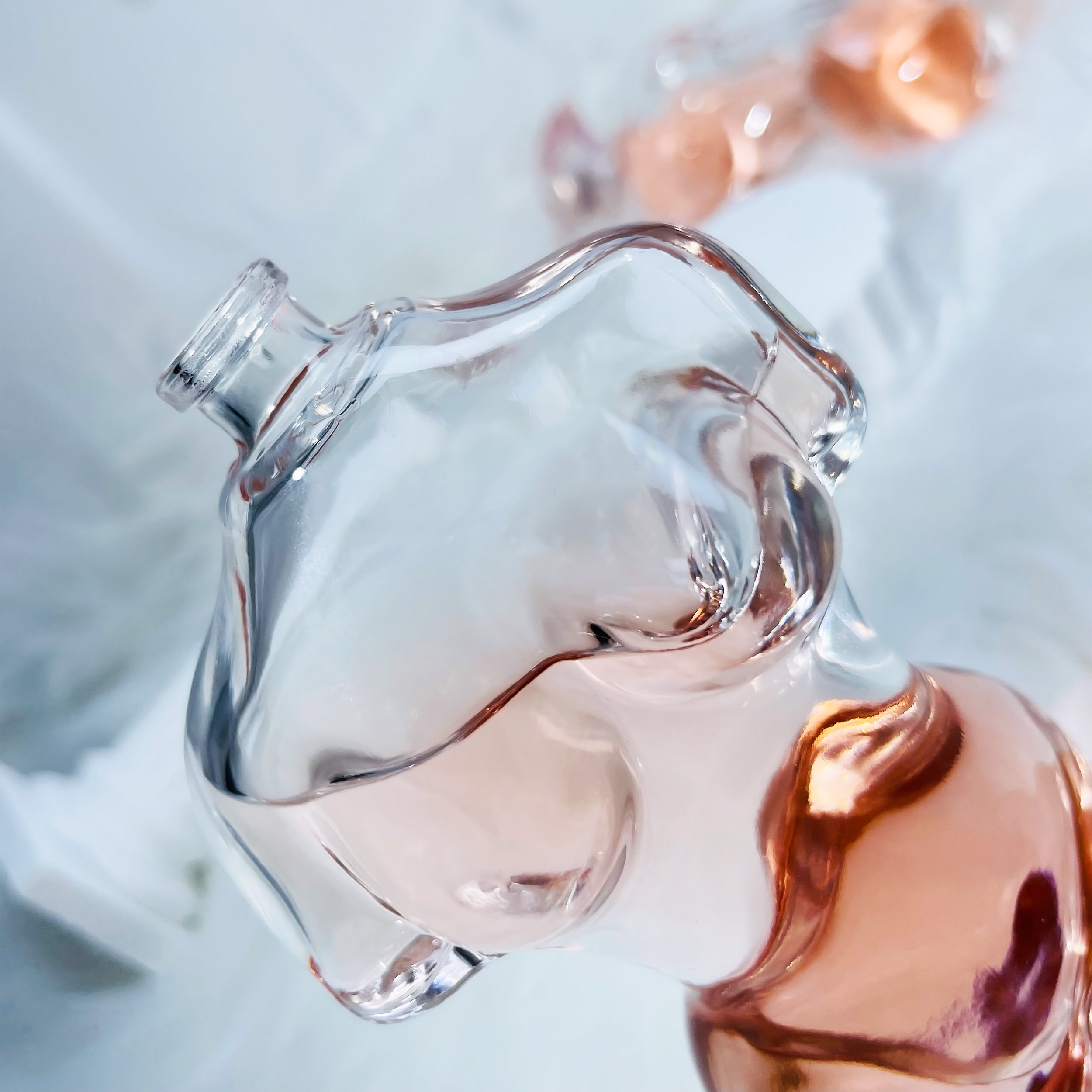 90ml Luxury Lady Women Perfume Glass Bottle Luxury Empty Glass Perfume Bottle With Box Packaging