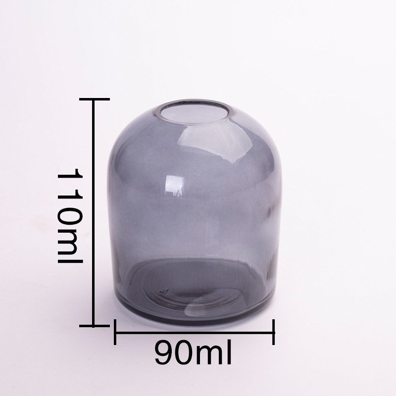 Hot sale glass bottle New Design Aromatherapy Perfume Glass Reed Diffuser Bottle Decorative