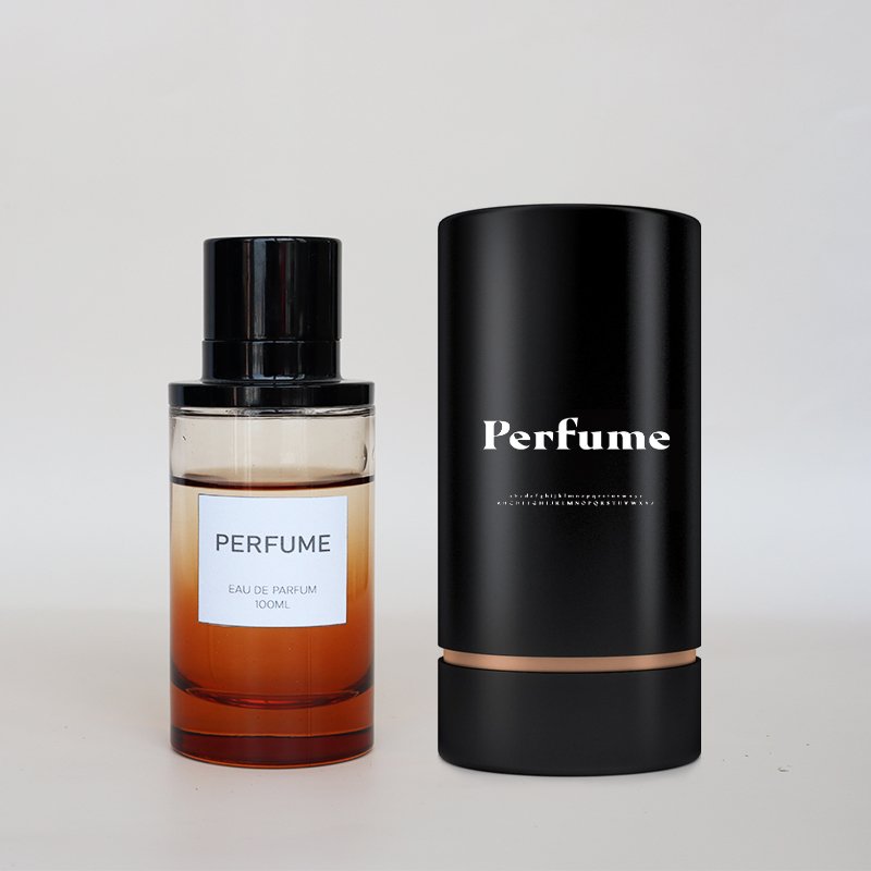 Support Printing Logo 30ml 50ml 100ml Round Glass Empty Perfume Bottle With Magnetic Cap Cylinder Perfume Bottle