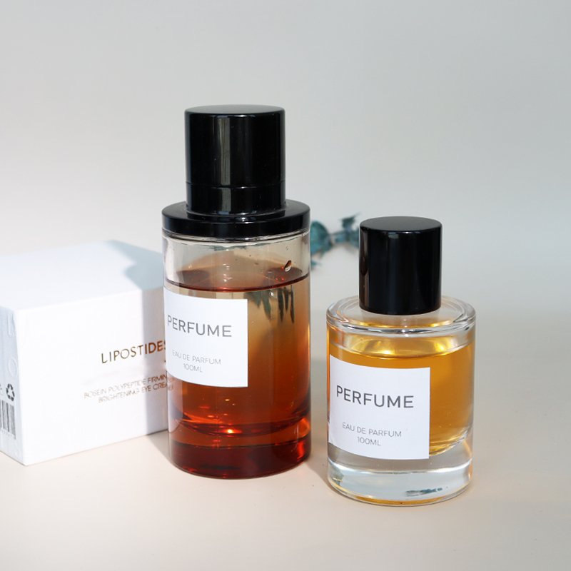 Support Printing Logo 30ml 50ml 100ml Round Glass Empty Perfume Bottle With Magnetic Cap Cylinder Perfume Bottle
