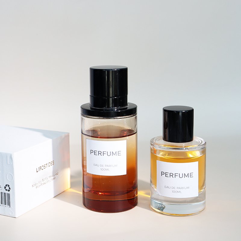 Support Printing Logo 30ml 50ml 100ml Round Glass Empty Perfume Bottle With Magnetic Cap Cylinder Perfume Bottle