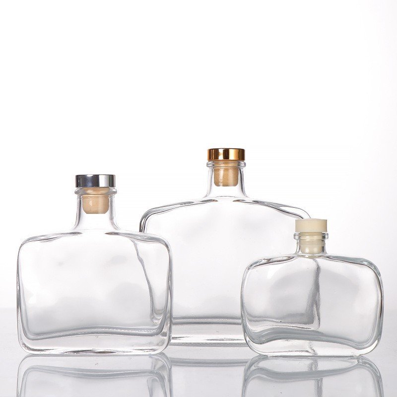 glass wine bottle liquor alcohol spirits guzzle liquor for vodka gin whiskey glass bottle 750ml500ml Empty bottle 375ml300ml