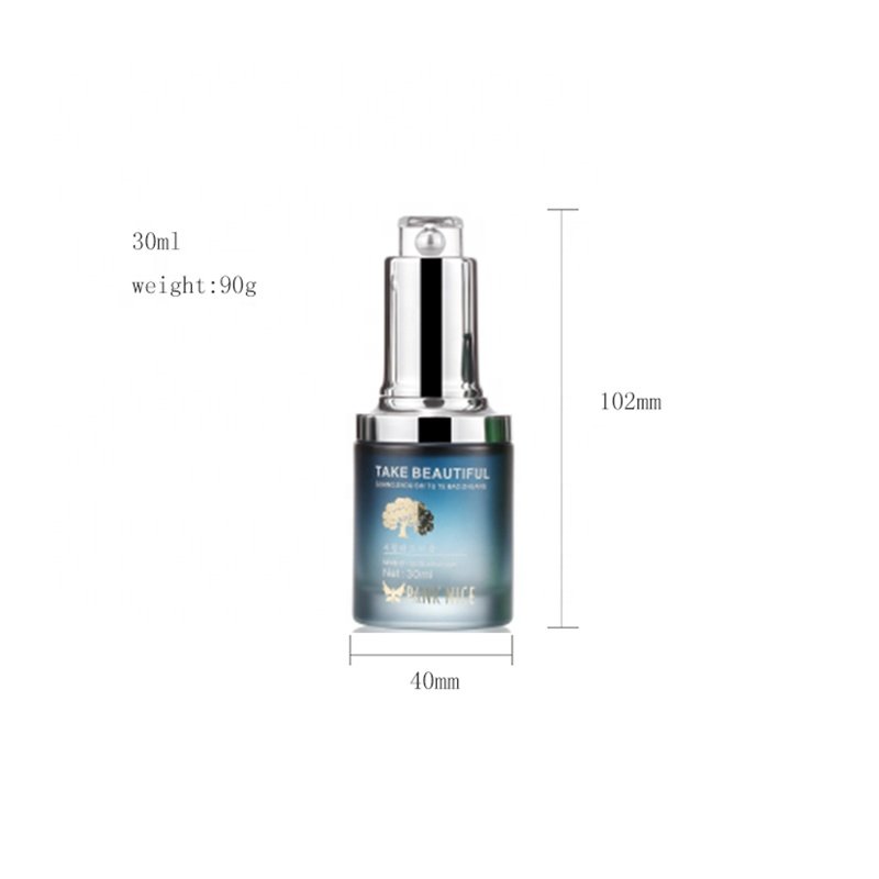 transparent cosmetics glass drop bottle transparent glass cream bottle skin cream jar glass bottle for cosmetics liquid package