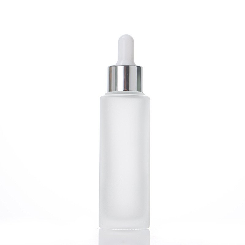 15ml 20ml 30ml 40ml flat shoulder glass dropper bottle frosted flat shoulder glass bottle dropper