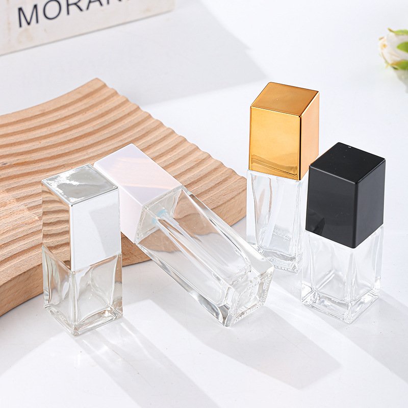 15ml 20ml 30ml Perfume Bottle Empty Square Rectangular Atomizer Travel Spray Clear Perfume Glass Bottle