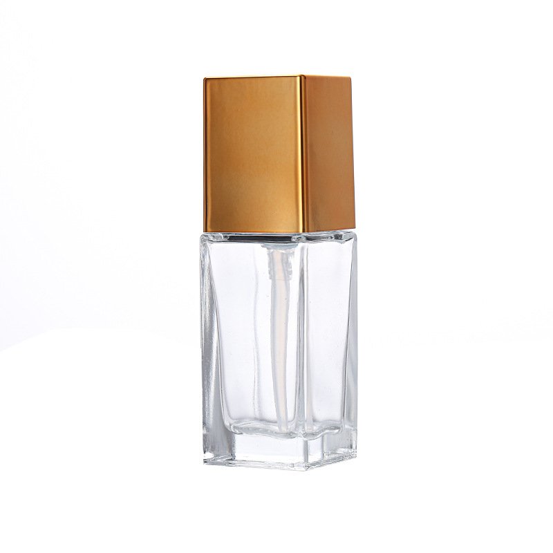 15ml 20ml 30ml Perfume Bottle Empty Square Rectangular Atomizer Travel Spray Clear Perfume Glass Bottle