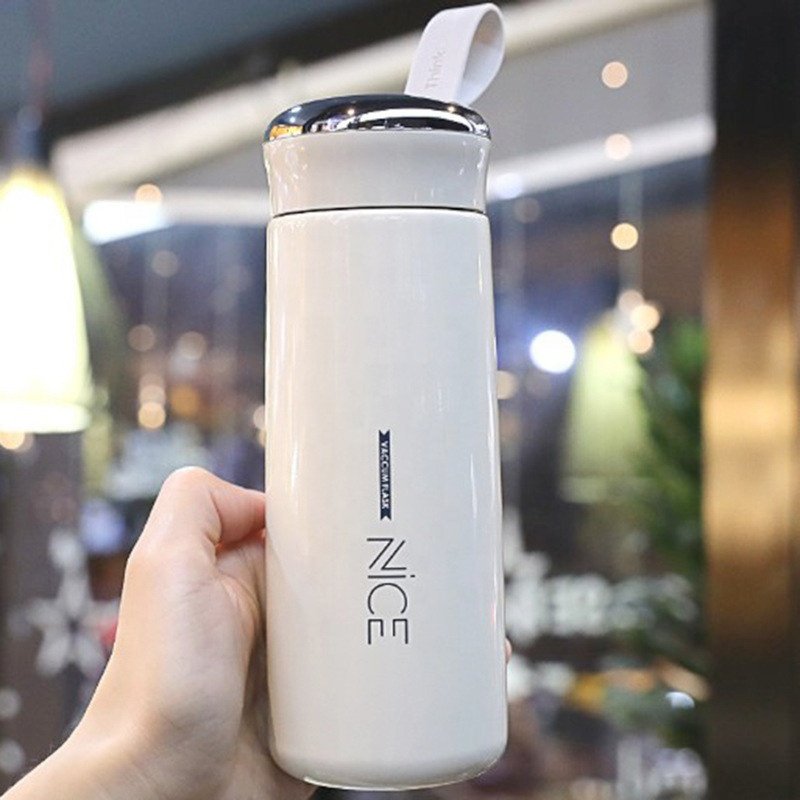 Wholesale Cheap Supplier Blue Pink Gift Set Double Wall Glass Water Bottles With Lid