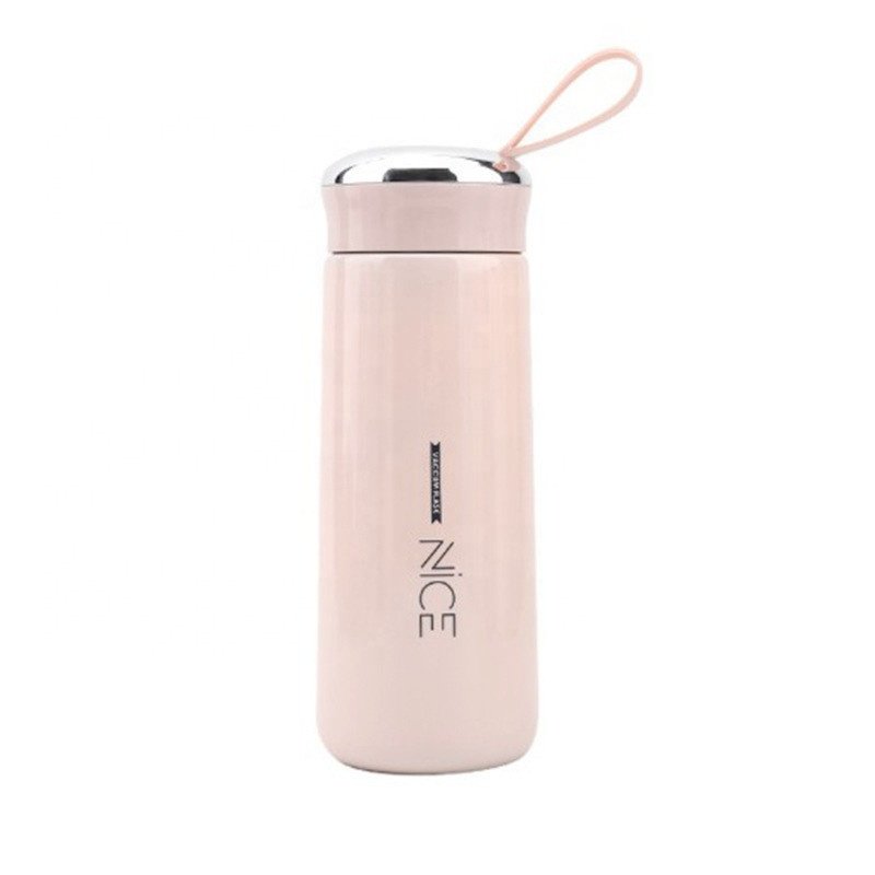 Wholesale Cheap Supplier Blue Pink Gift Set Double Wall Glass Water Bottles With Lid