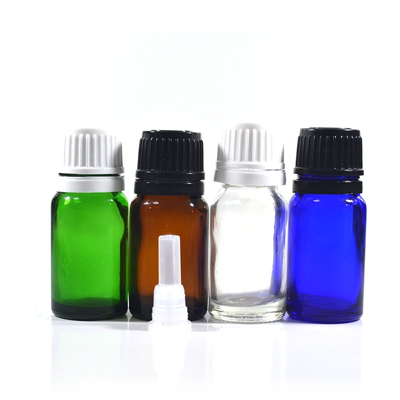Wholesales empty 5ml 10ml 15ml 30ml small perfume aromatherapy essential oil amber glass bottle with euro dropper cap