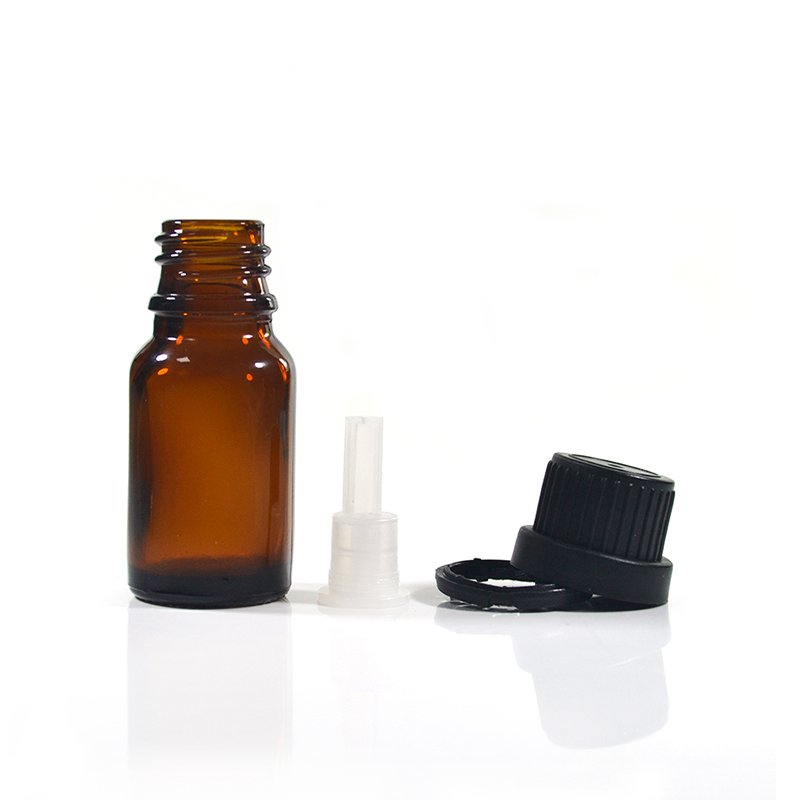Wholesales empty 5ml 10ml 15ml 30ml small perfume aromatherapy essential oil amber glass bottle with euro dropper cap