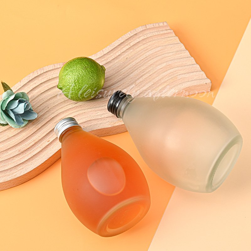 Cheap Export Beverage Juice Sodas Packaging Transparent Glass Bottle Glass Fruit Juice Bottle