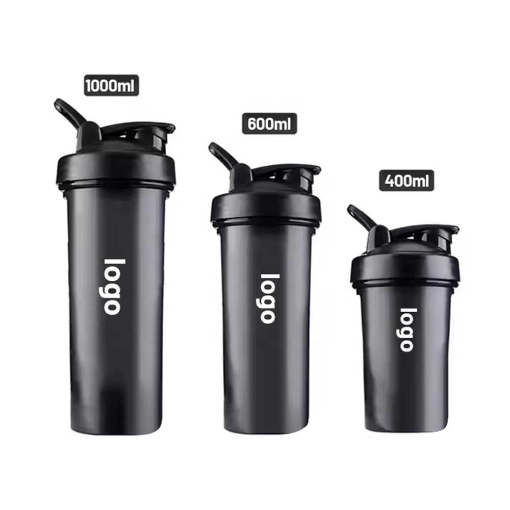 Leak-proof BPA Free Plastic Shaker Bottle Gym Custom Logo 1L Sport Water Bottle Fitness Protein Shaker Bottle