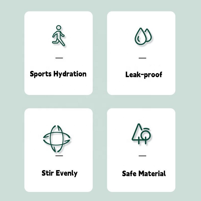 Leak-proof BPA Free Plastic Shaker Bottle Gym Custom Logo 1L Sport Water Bottle Fitness Protein Shaker Bottle