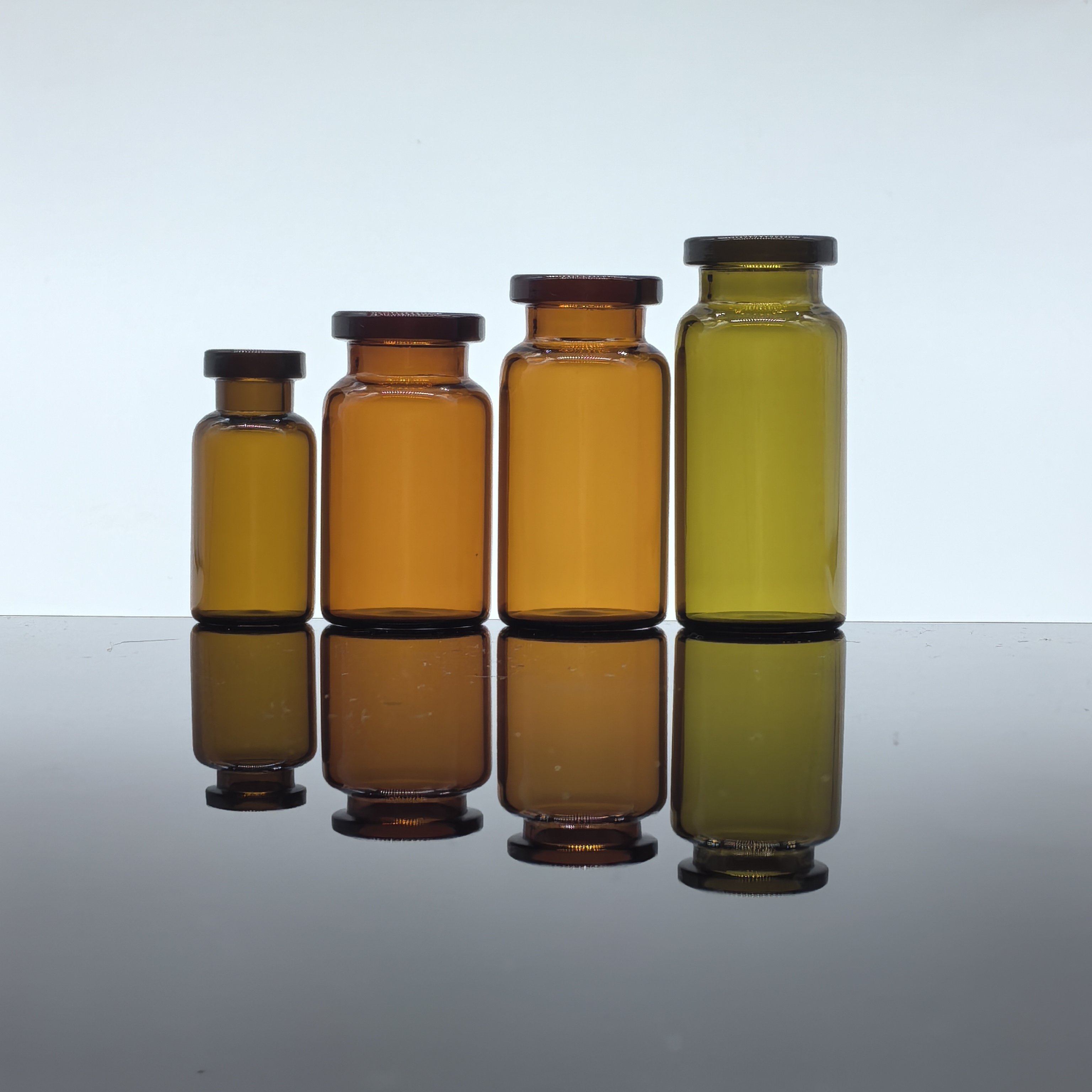 10ml 5ml Clear and Amber Medicine Glass Vial custom mini tubular glass vial 10ml clear vial for injection