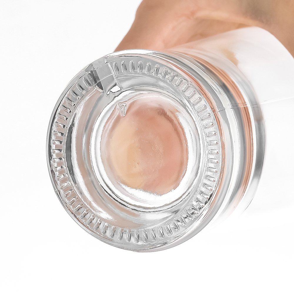 200ml 500ml 700ml 750ml 1000ml flint glass liquor wine Vodka tequila gin bottle Fancy Liquor Glass Bottle with sealed cork lid