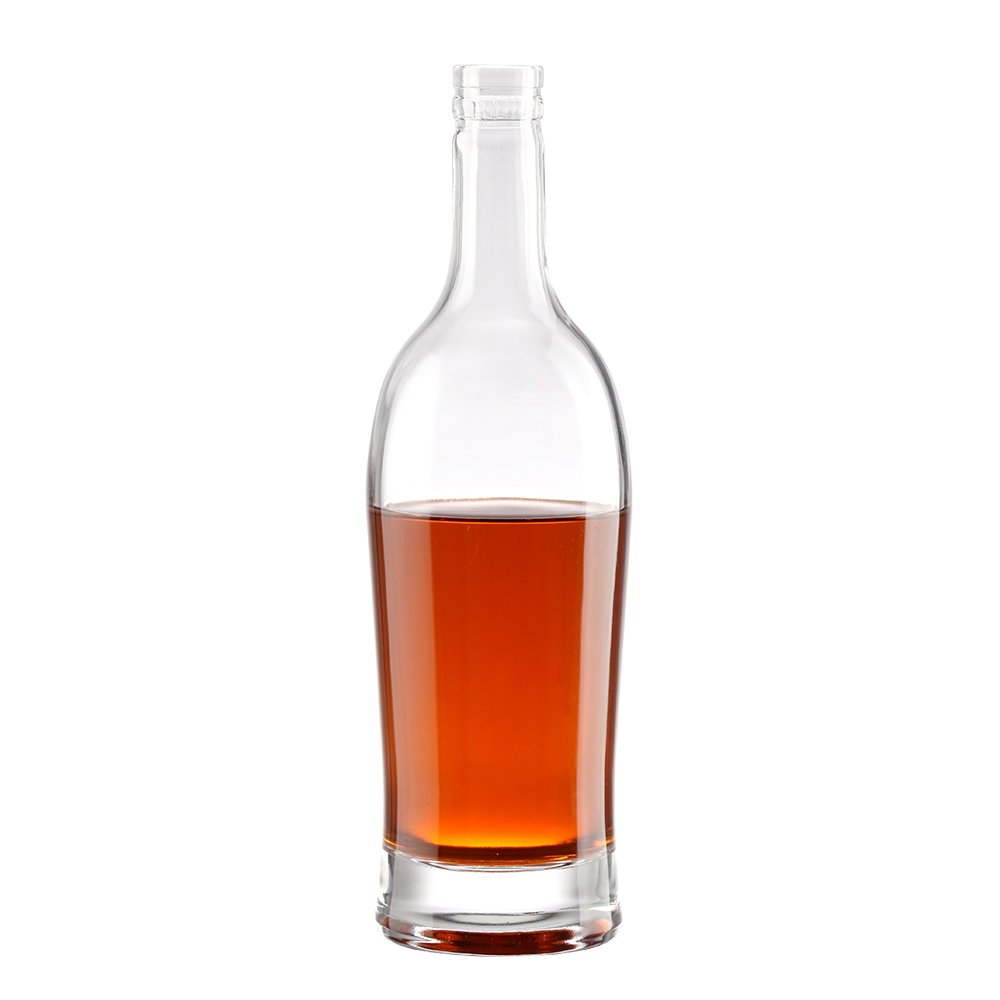 200ml 500ml 700ml 750ml 1000ml flint glass liquor wine Vodka tequila gin bottle Fancy Liquor Glass Bottle with sealed cork lid
