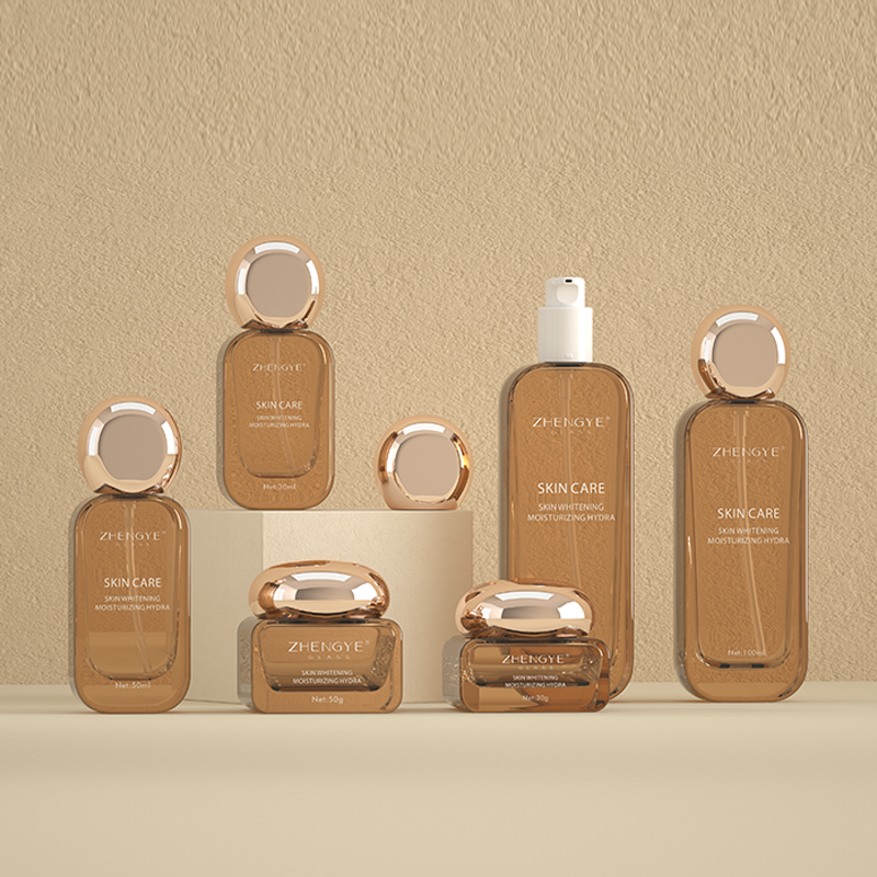 30ml 50ml 100ml 120ml 30g 50g Custom Unique Design Luxury Cosmetic Container Skincare Packaging Skin Care Glass Bottle And Jar