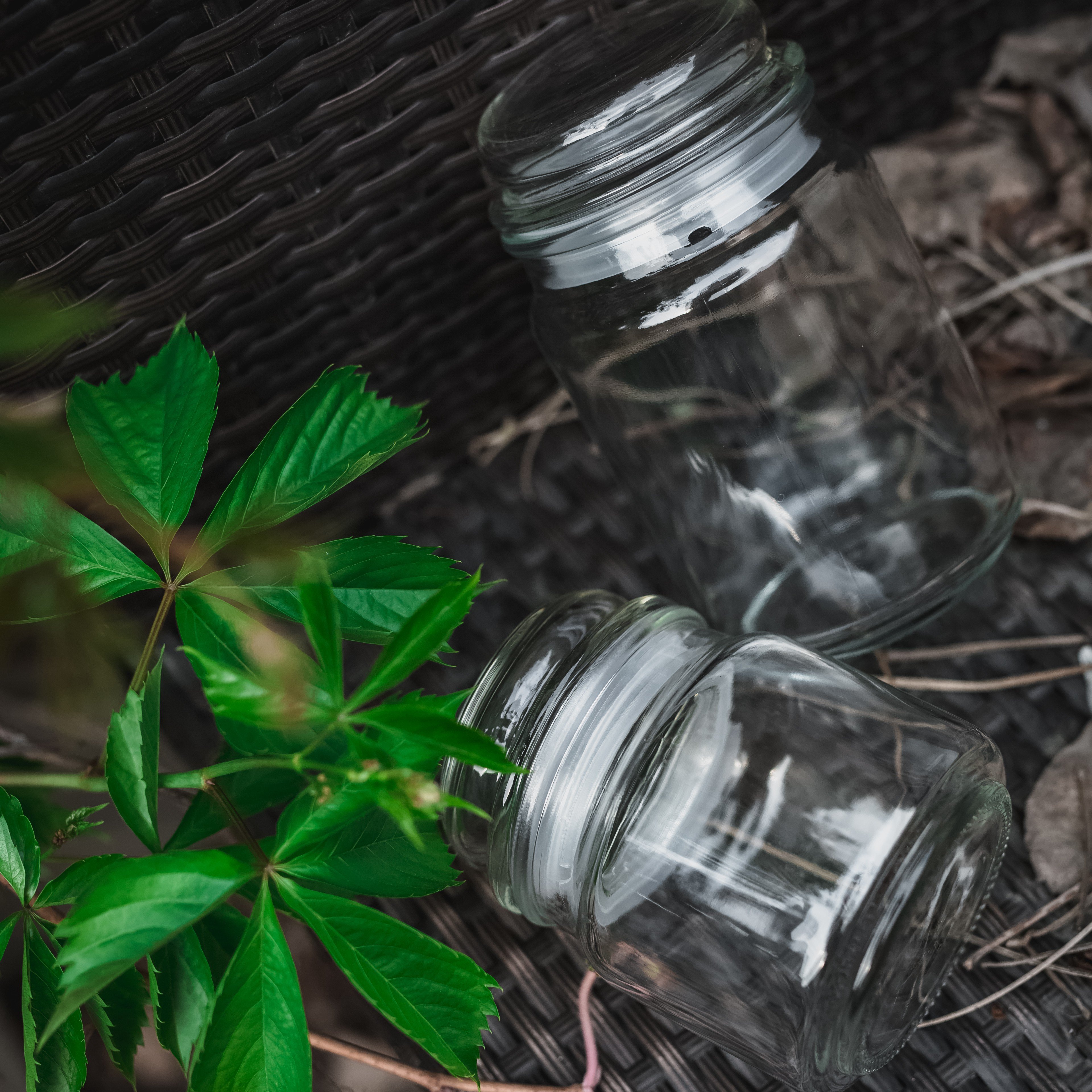 Hot Sales Clear Small Cylinder Modern Glass Bottle Food Storage Container Apothecary Jars With Glass Bubble Lid