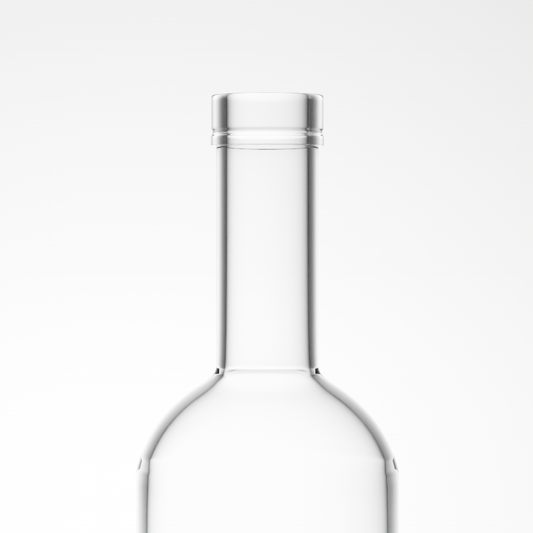 Manufacture Price Customized logo Packaging 750ml Empty Liquor Glass Bottle With Cork