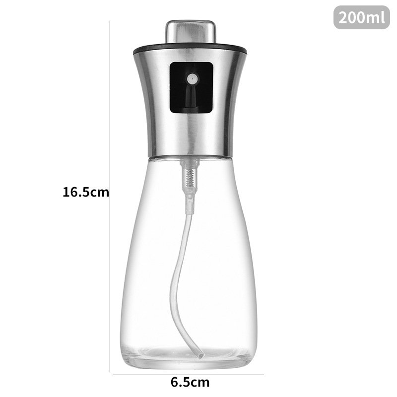 Oil Sprayer Transparent BBQ Cooking Olive Oil Sprayer Pump Type Kitchen Oil Spray Bottle