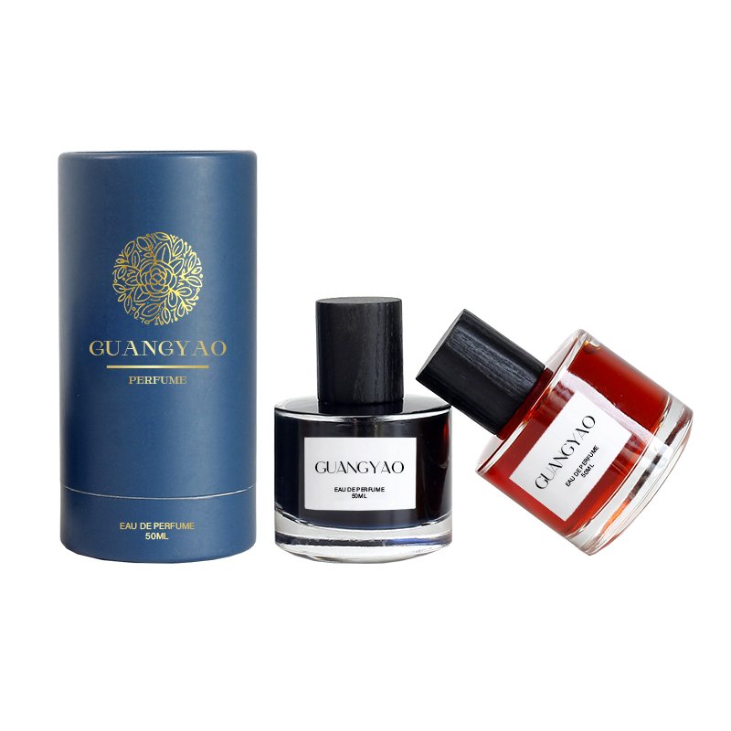 China Factory Custom Design Fragrance Bottle 50ml Luxury Empty Glass Perfume Bottle With Box