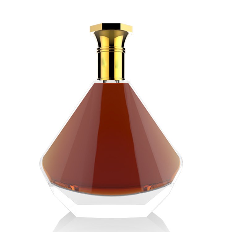 glass bottle manufacture 700ml 750ml for liquor transparent empty liquor glass bottle