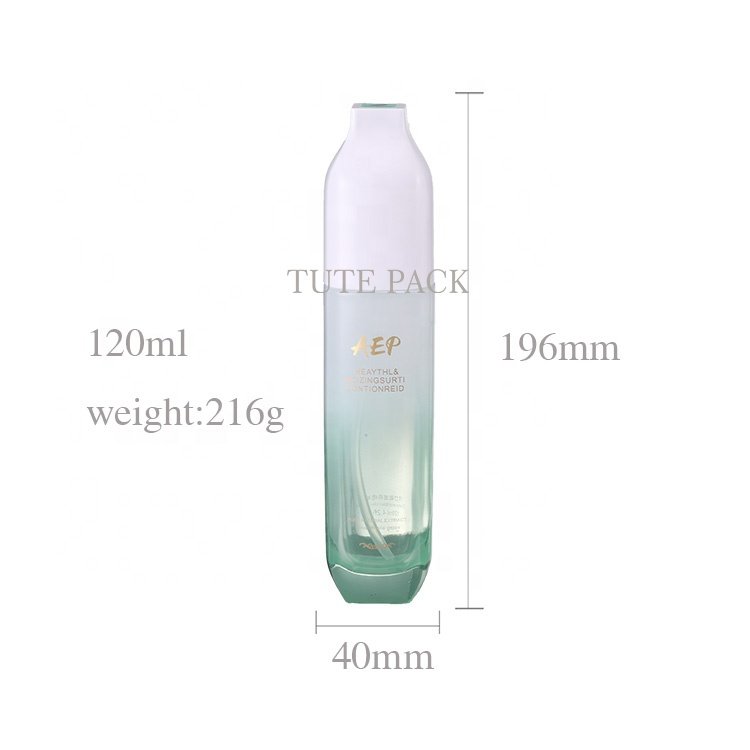 Luxury Cosmetics Packaging Glass Bottle Sets Bamboo Lid Cream Jar and Pump Spray Bottle Set Skincare Face Cream
