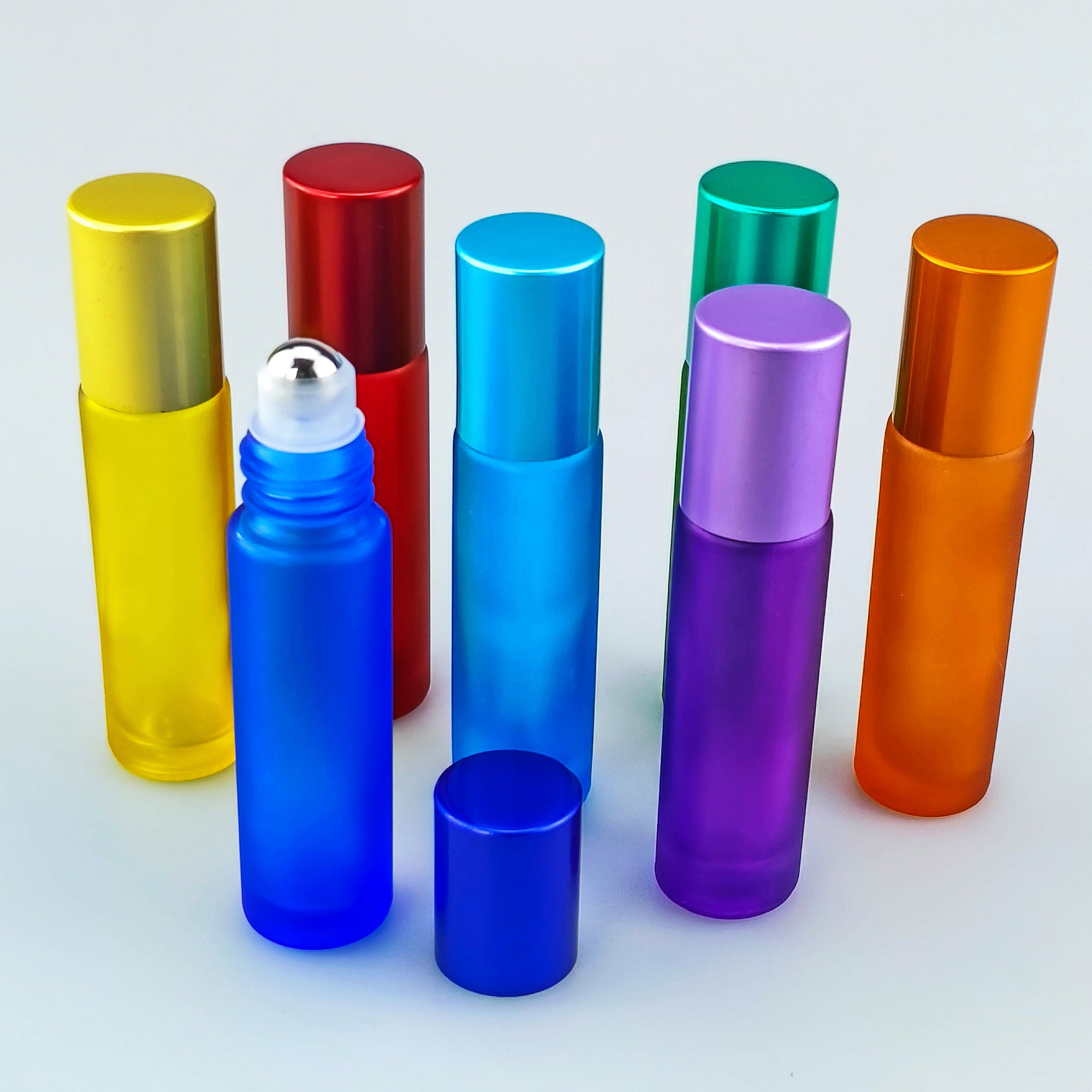 Roller Ball Glass Bottle For Essential Oils ODM/OEM China Factory roll on bottles with stainless steel roller ball